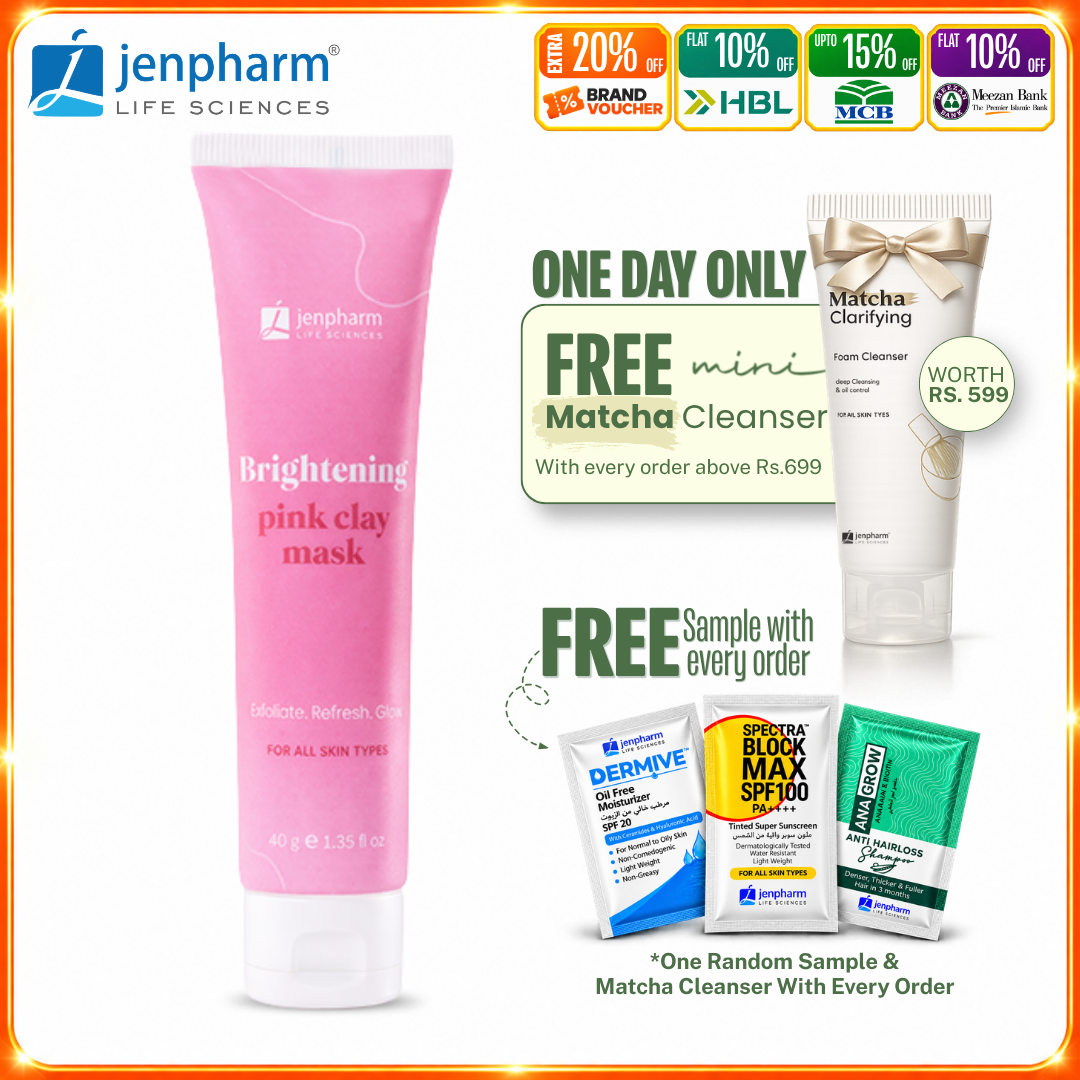 Jenpharm Brightening Pink Clay Mask