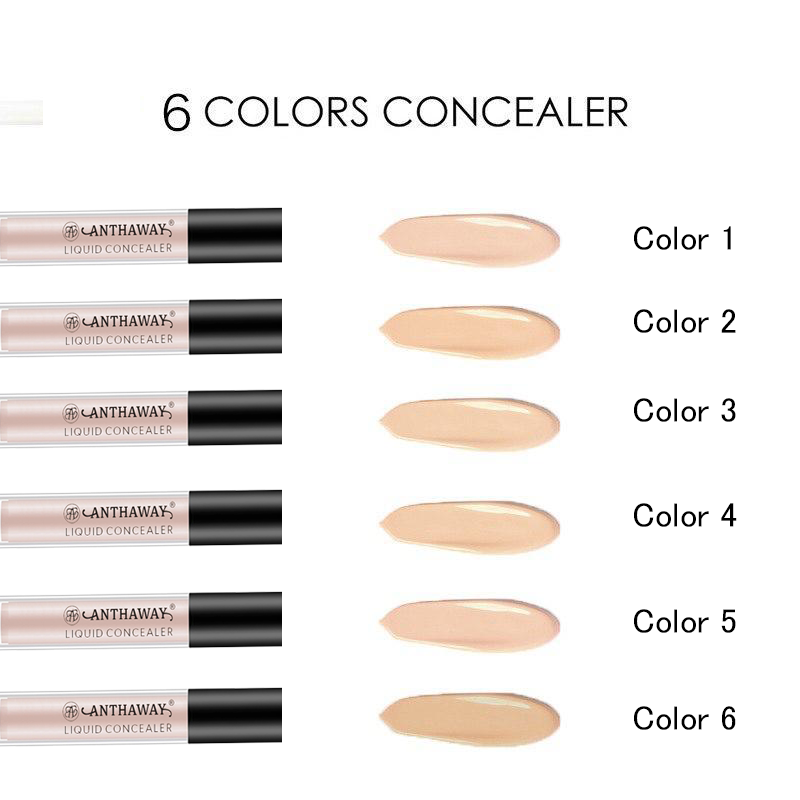 AnthaWay Deal Of 04 - Matte Foundation Tube + Liquid Concealer + Foundation Stick +  Pan Cake