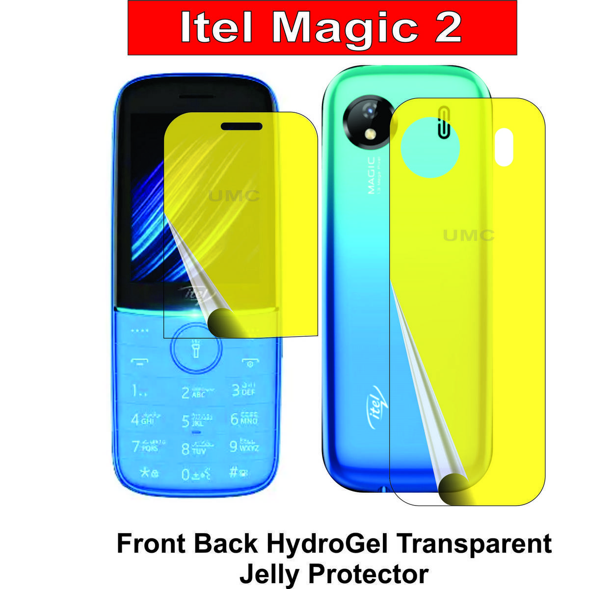 itel magic 2 4g back cover