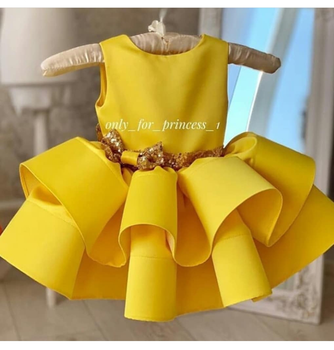 baby yellow colour dress