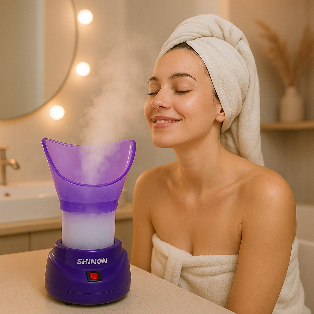 Facial Steamer Professional Skin Care Nano Face Steamer Machine Face Care Steam Facial Sauna Spa Nebulizer Home Facial