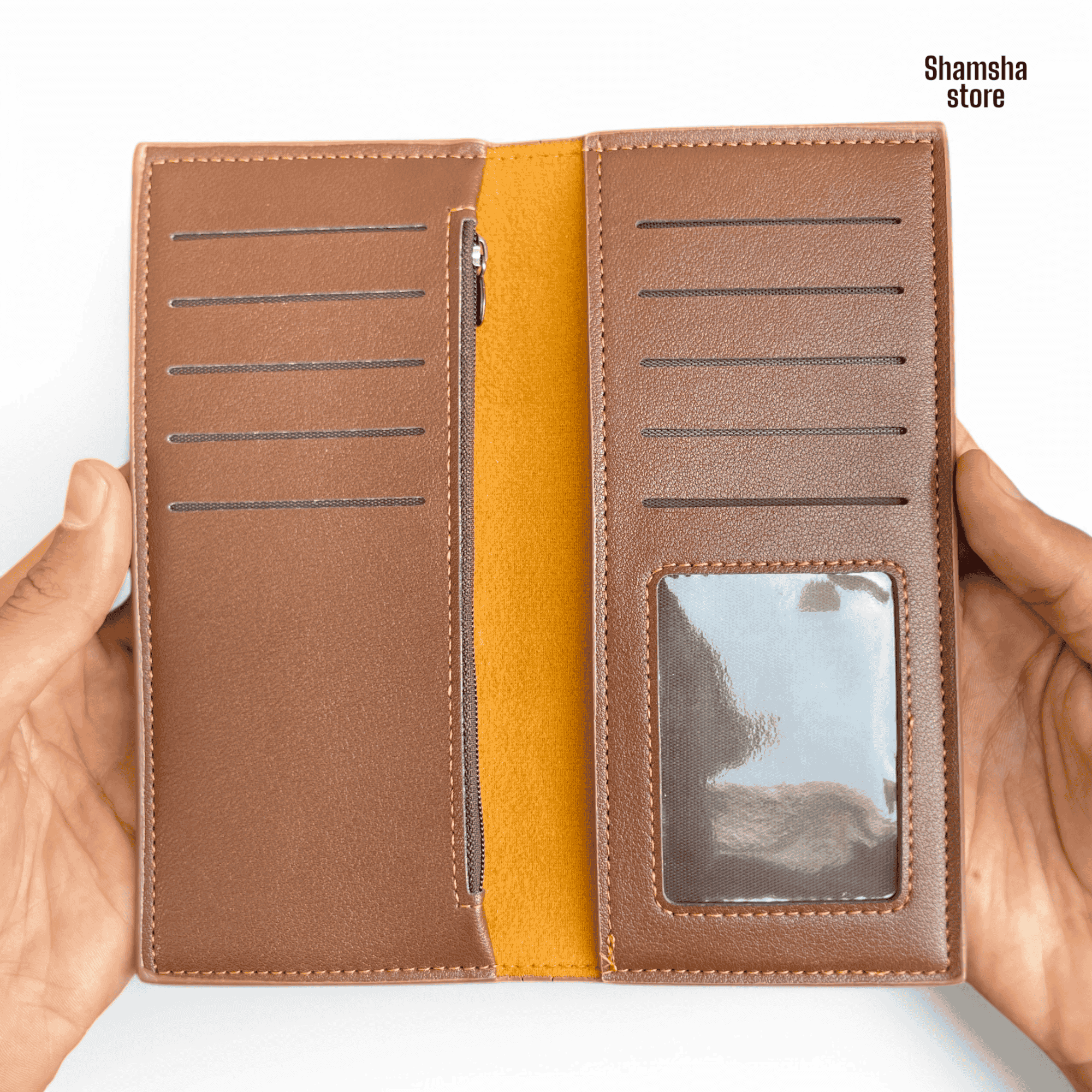 Sandy Slim Balebaily Wallet - 10 card slots, 1 ID slot, 2 Cash Pockets Also For Documents, Bills ETC