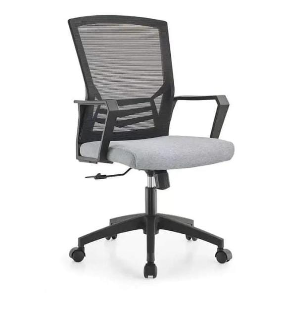 Revolving medium back chair for staff, computer chair, workspace, study ...