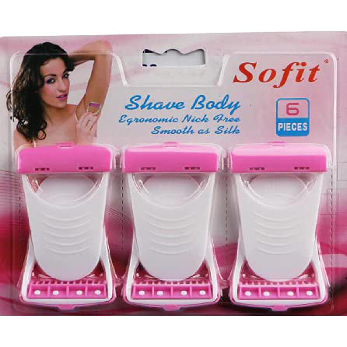 Safdar Mart- 6 Pcs Mini Women's Hair Razors Removal Mini Shaver Remover for Ladies Body & Bikini Shaving Cheeks Facial Eyebrow Legs Arms Disposable Stainless Blades Make up Women Girls ladies Care Kit Hand Leg Thai Belly Hair Cleaner Waxing (White)