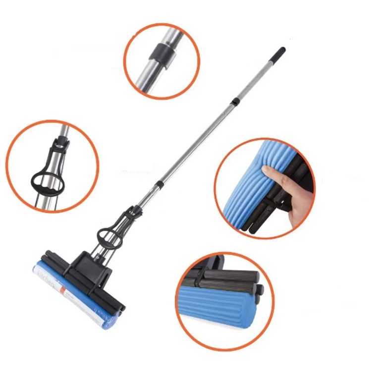 Signle Roller Pva Sponge Mop For Tile Floors