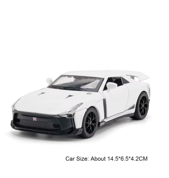 1:32 Nissan GT-R50 Diecast Model Car | Metal Body | Pull Back | Collectible Toy
