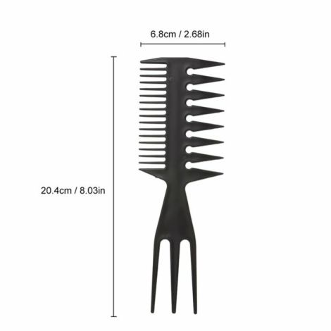 Wide Tooth Comb Wet Hair Styling Tangling Big Tooth Plastic Comb Curly Hair Comb Hair Color Comb And Hair Brush