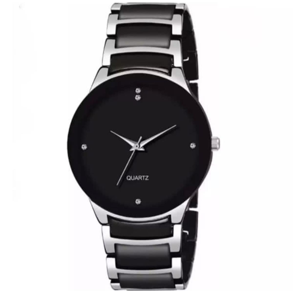 Round Stylish Stainless Steel Analog Quartz Watches For Man