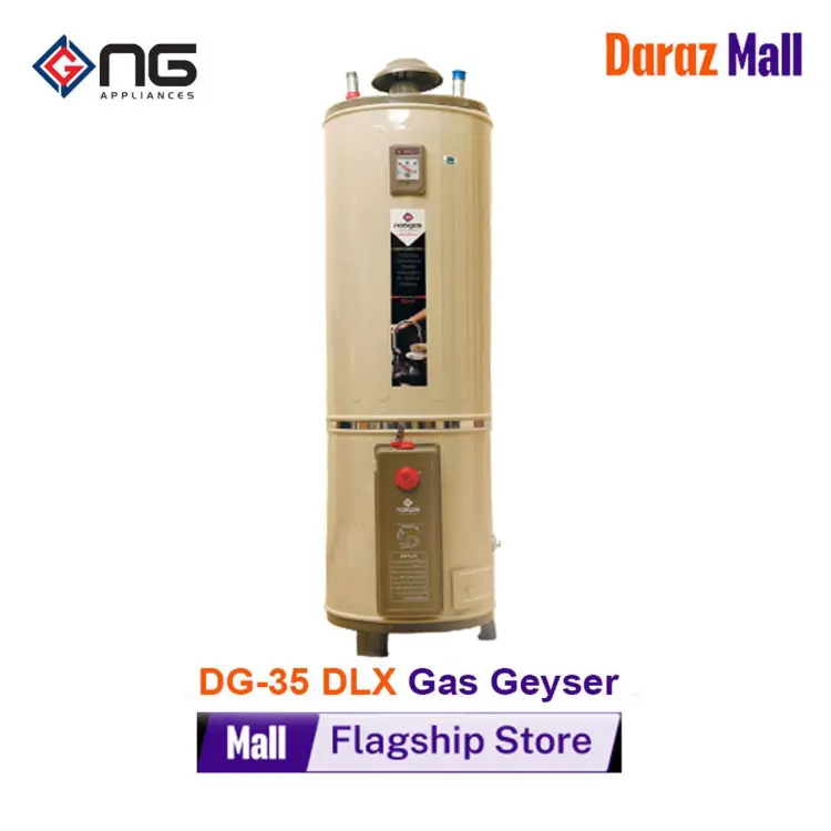 NasGas Geyser 35 Gallon DG-35 Deluxe Prime Heavy Gauge 14 x 16 Water Tank