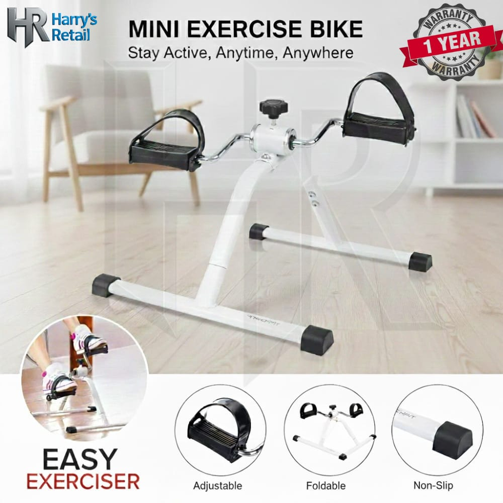 DAN TECHNOLOGY Whisper-Quiet Pedal Exerciser | Foldable Mini Bike for Arm, Leg, Recovery & Cardio Training