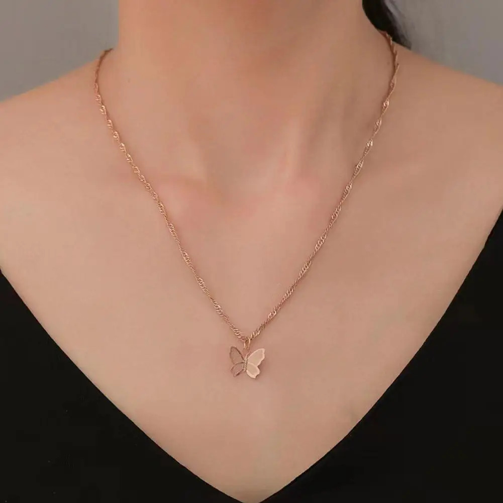 Silver Butterfly Necklace | New Design | Trending Design | Never Fade | Beautiful Necklace For Girls / Women