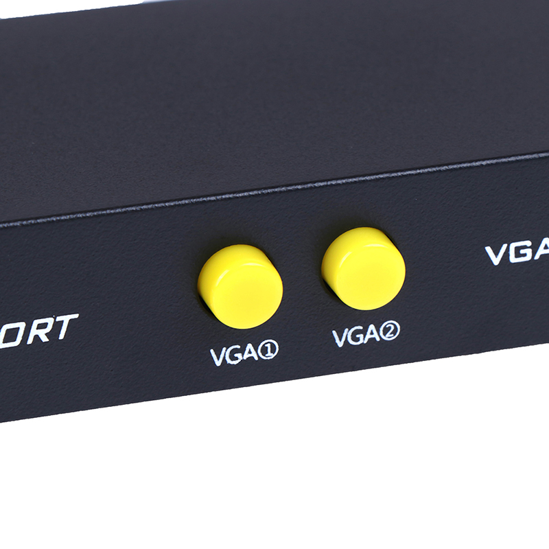 1PCS New 2 Port Computer VGA Switcher Sharer KVM Switch | SMZ Daraz| SkyScraper Store