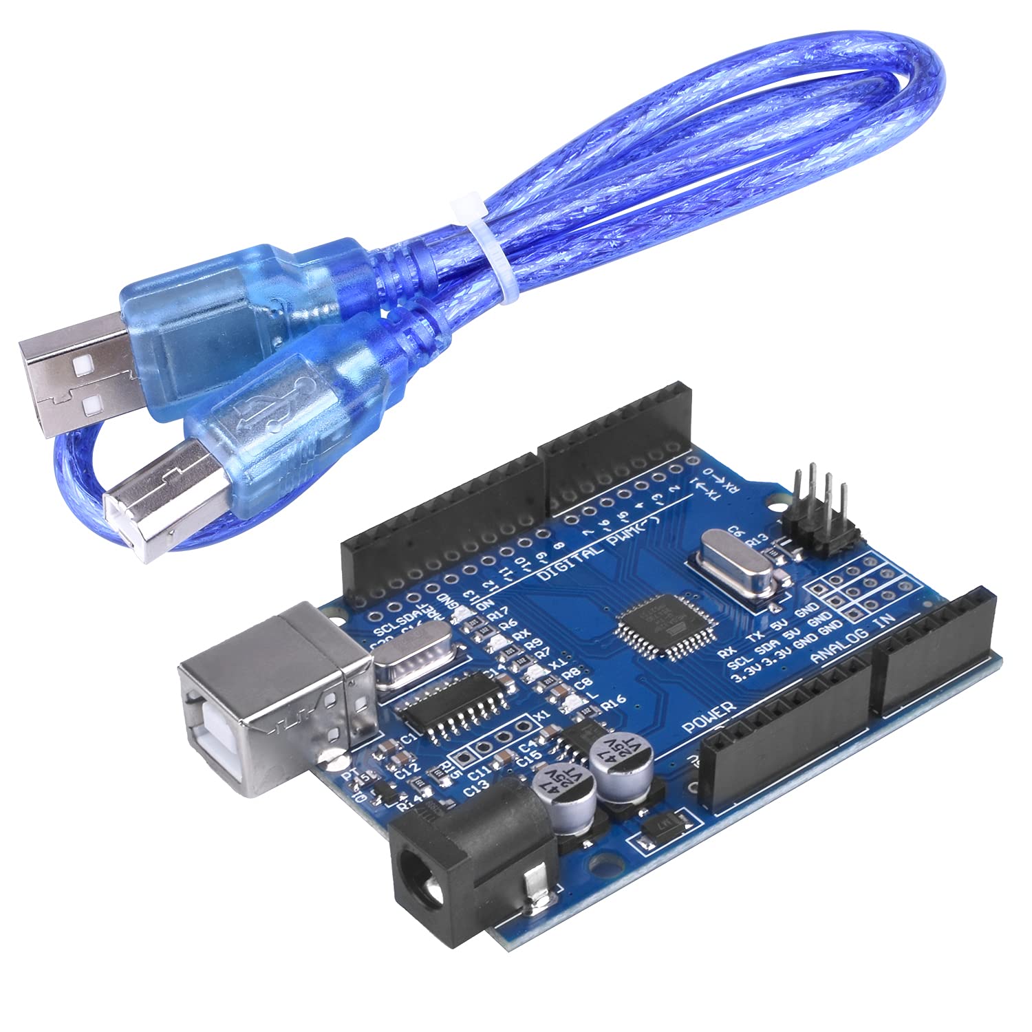 DIY Electronic Starter Kit for UNO R3 Arduino Circuit Board Electronics 12-in-1 Programmable Engineering Coding Education STEAM