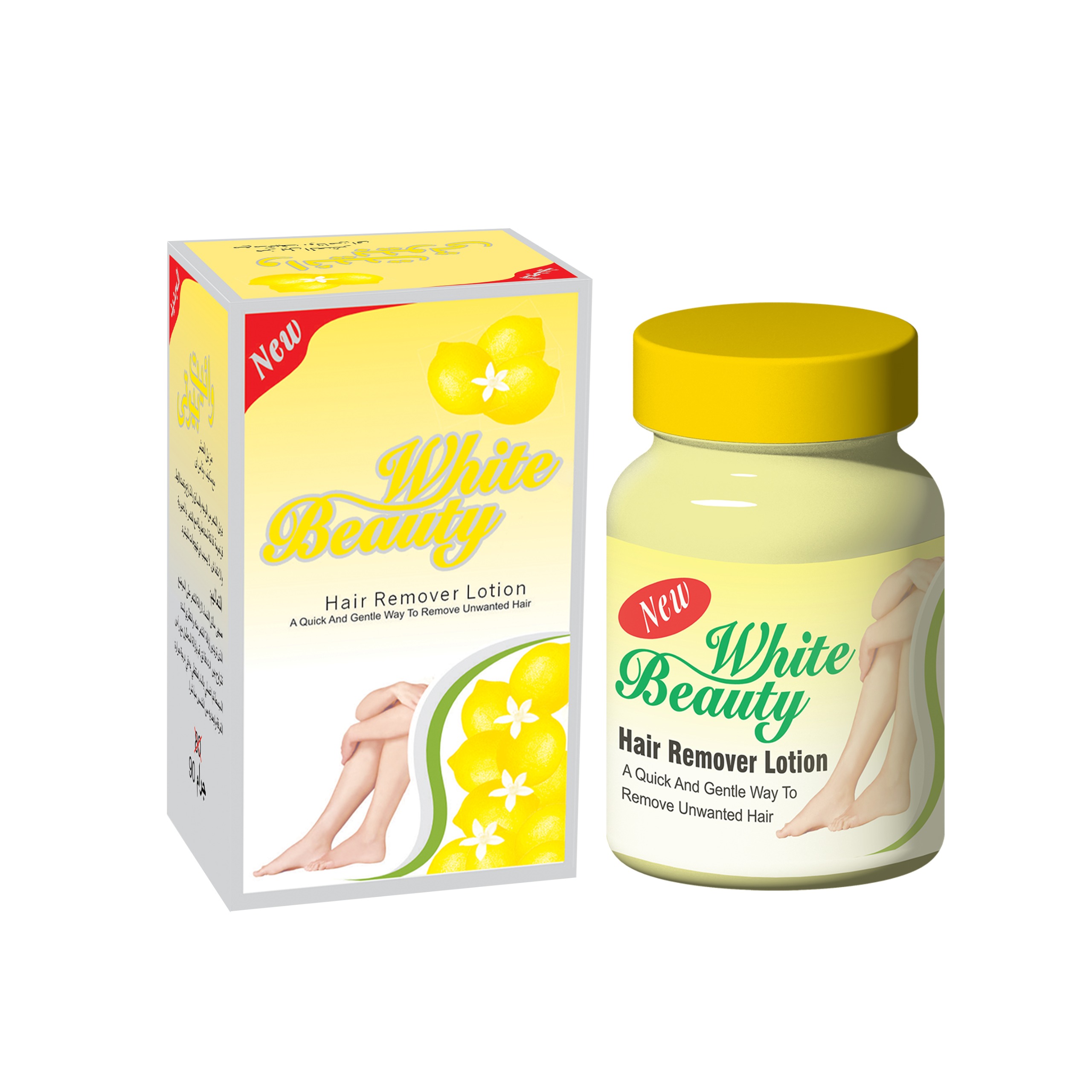 White Beauty Lemon Hair Removal Lotion (Small Size)