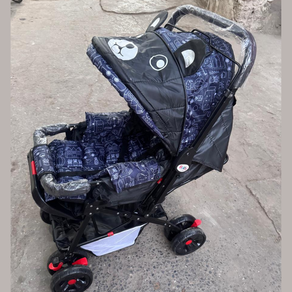 8 Big Tyres Alloy Foldable Baby Stroller Pram