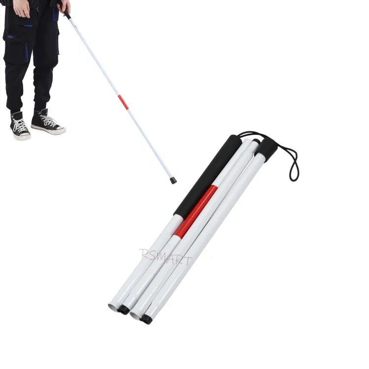 Walking Stick For Blind,aluminum Folding Cane Anti-slip Crutch