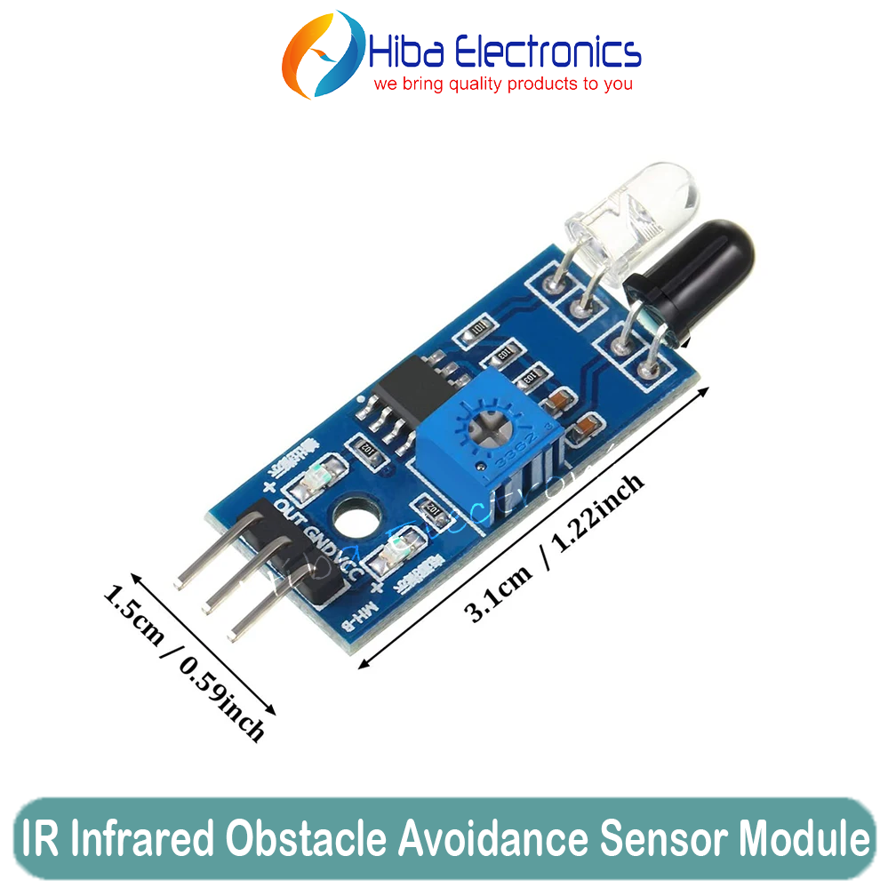 2PCS FC-51 3-Pin IR Infrared Obstacle Avoidance Sensor Module for Arduino