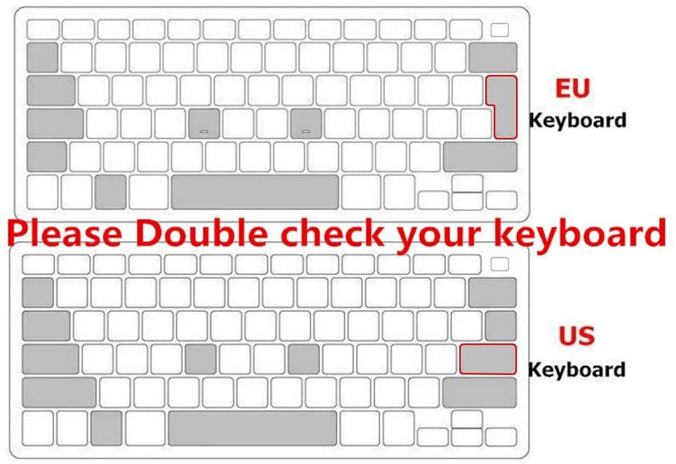 HRH Spanish Language Silicone Keyboard Cover For MacBook Air 13" 2020 M1 - Rainbow Design