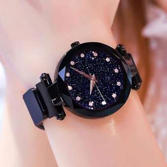 Women Fashion Magnet Buckle Luxury Watches for Girls - Multicolor