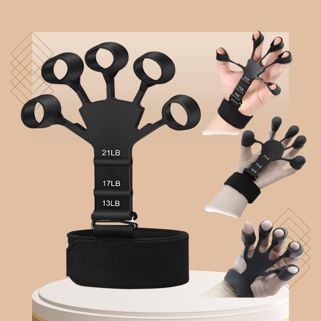 Hand Gripper - Hand Grip - Forearm And Finger Exerciser - Wrist Strengthener - Hand Developer - Arm Workout Strength Trainer - Home Gym Workout Equipment, Increase Muscle Strength & Physical Therapy - Finger Gripper.