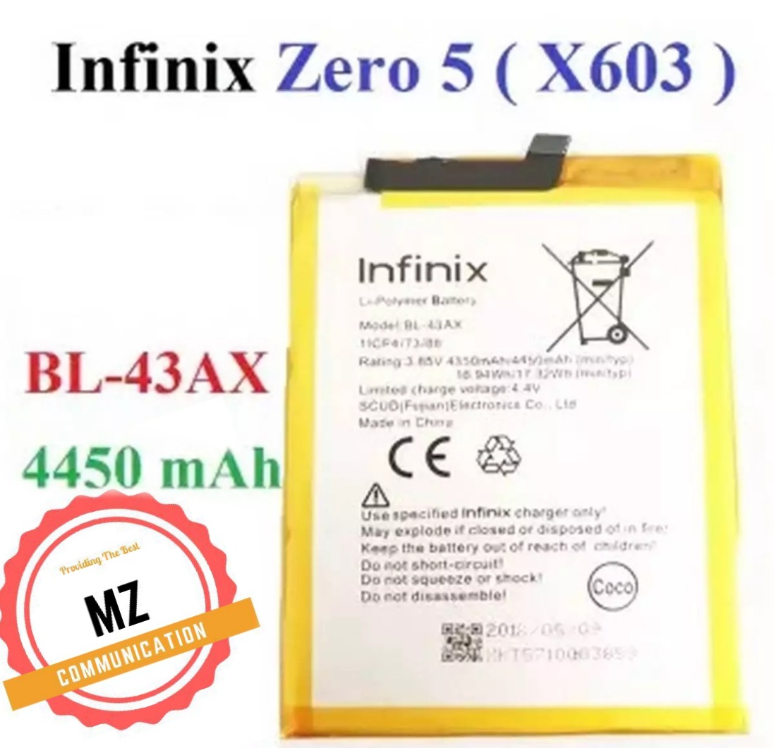 infinix zero 5 battery