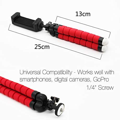 Octopus Mini Tripod 3 in 1 Flexible Universal Multi functional Octopus Flexible Tripod Stand for Digital Camera Mini Projector Foldable Smart Phone Holder