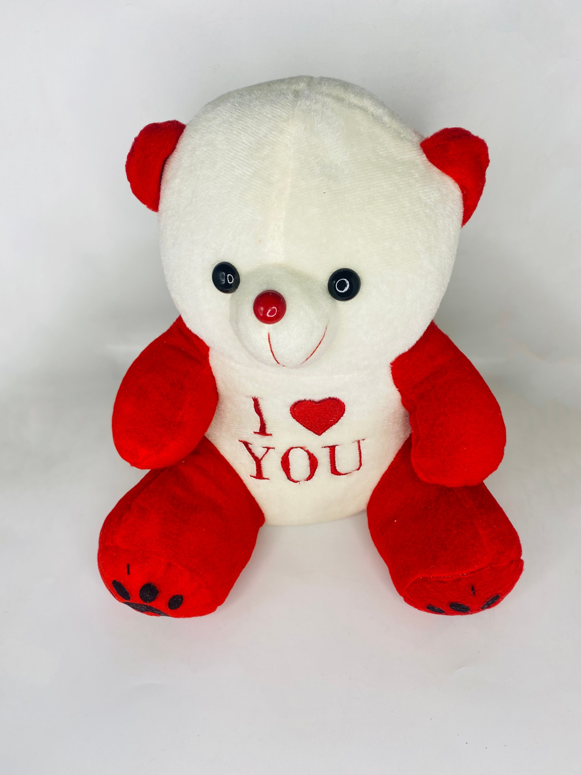 The Toys Mart New Valentine's Day Roses Teddy Bear 14.5 Inches Height & 13 Inches Width Plush Toys for Girls Styles Teddy Bear Dolls Soft Stuffed Animal Doll Small Teddy Bear Lovely Birthday Gifts For Boys ,Girl’s & Kids Medium Size Fluffy Stuff Teddy