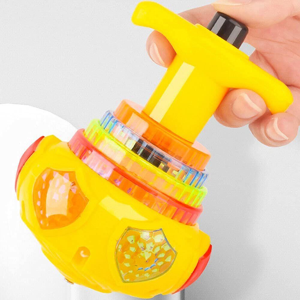 Stylish Lattoo with LED Light & Music Spinning Toy for Kids