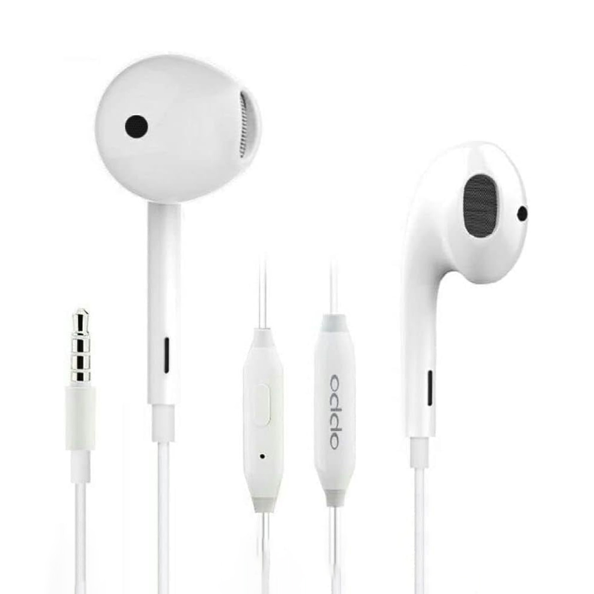 Oppo Original Handsfree Deep Bass 3.5mm Wired Earphones, Best for Gaming and Music