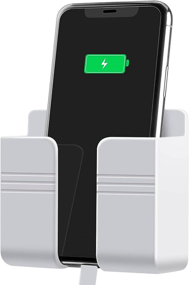 Wall Mounted Universal Mobile Phone Holder for Charging, Secure and Stylish, Multiple Colors