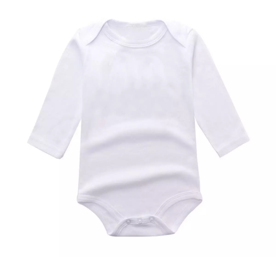 Pack of 3 - Baby Inner - Romper - Full Sleves - White - Bodysuits