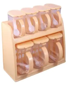 Spice Rack Organizer For Cabinet Door Mount Or Wall Mounted