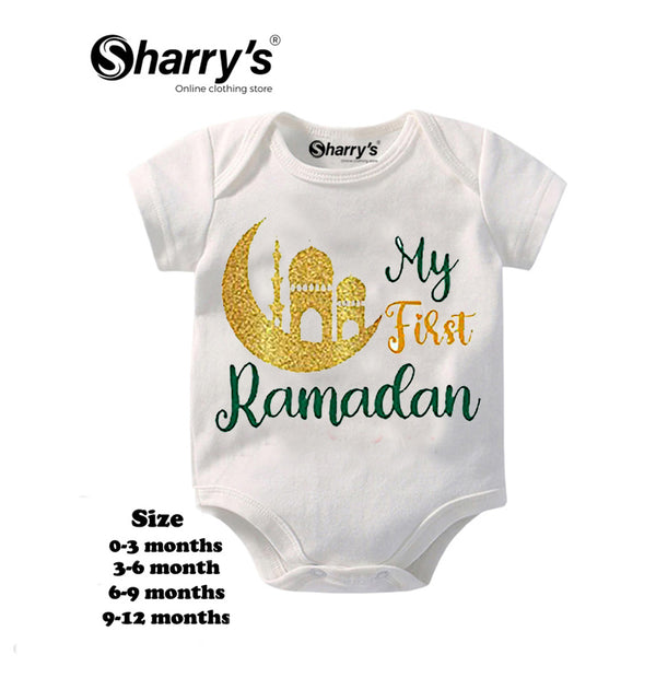 Sharrys Half Sleeves Baby Romper Bodysuit For Babies infant Onesis 0-14 Months Summer Wear Trendy Printed