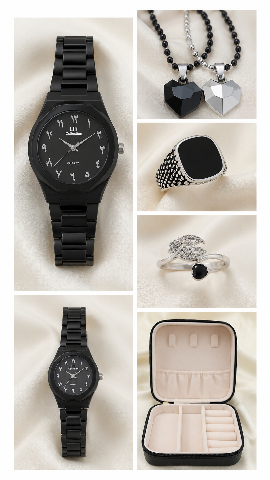 Luxury Couple Watch Set For Men & Women | Stylish Matching Watches With Gift Box | Premium Couple Gift Set