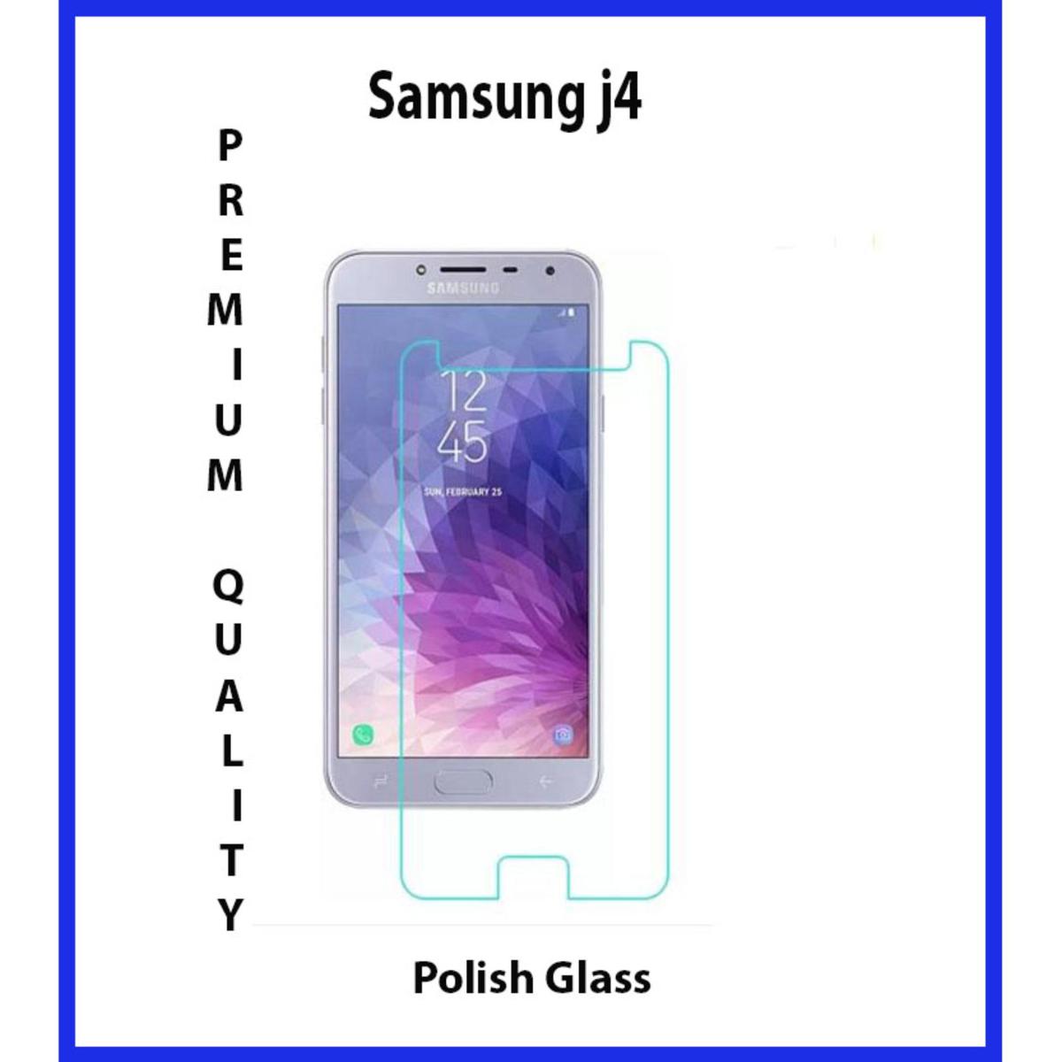 Samsung Galaxy J4 Tempered Glass Screen Protector Polish Glass For Samsung Galaxy J4 price in Pakistan