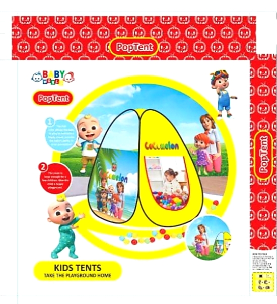 Pop Up House Tent for 2-3 Kids - Multicolor