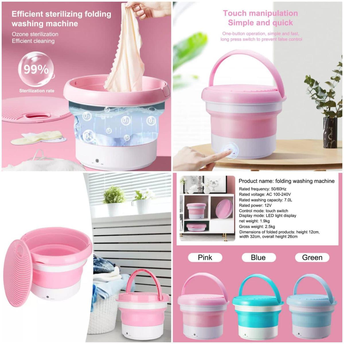 Portable Folding Mini Washing Machine Daraz.pk