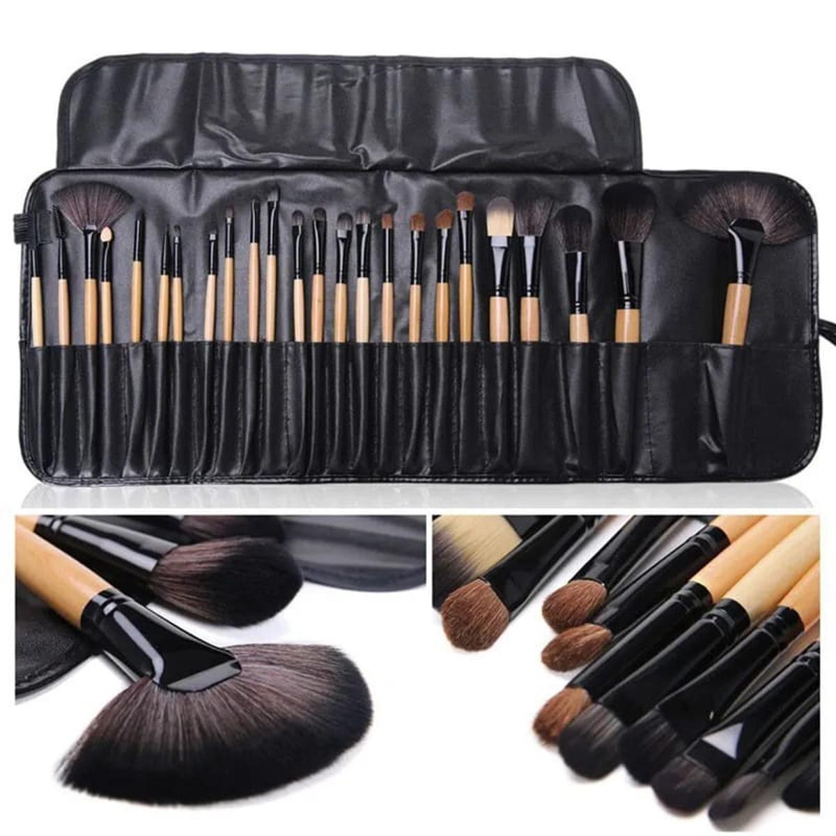 24 pcs Makeup Brush Gift Bag Sets Professional Cosmetics Brushes Eyebrow Powder Foundation Shadows Pinceaux Make Up Tools