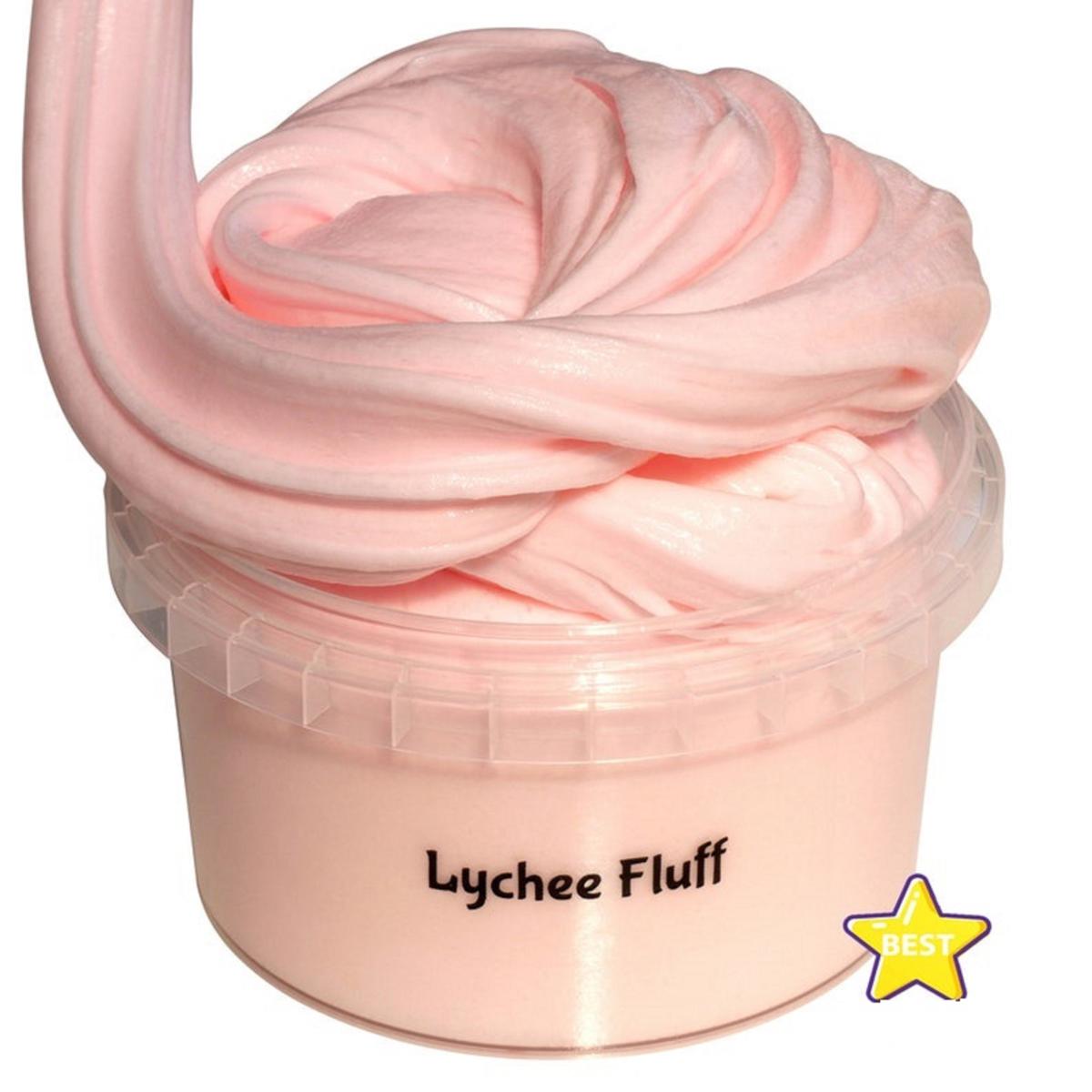 Best Selling Fluffy Slime | Lychee Fluff | Pink Slime with Free Activator And Extras!!