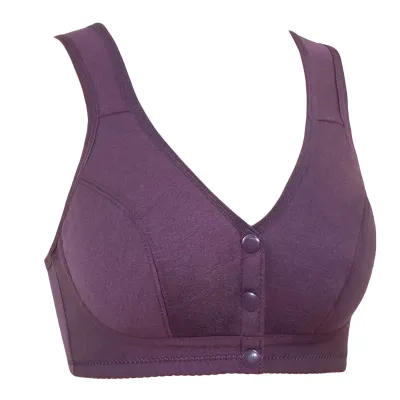 Womens Bras Front Button Bra Everyday Snap Bras Front Easy Close