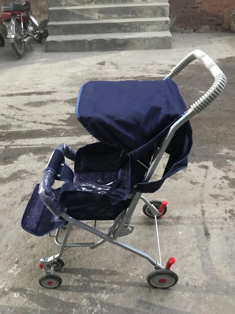 Foldable Baby Stroller Pram For Newborn Rubber Tyres
