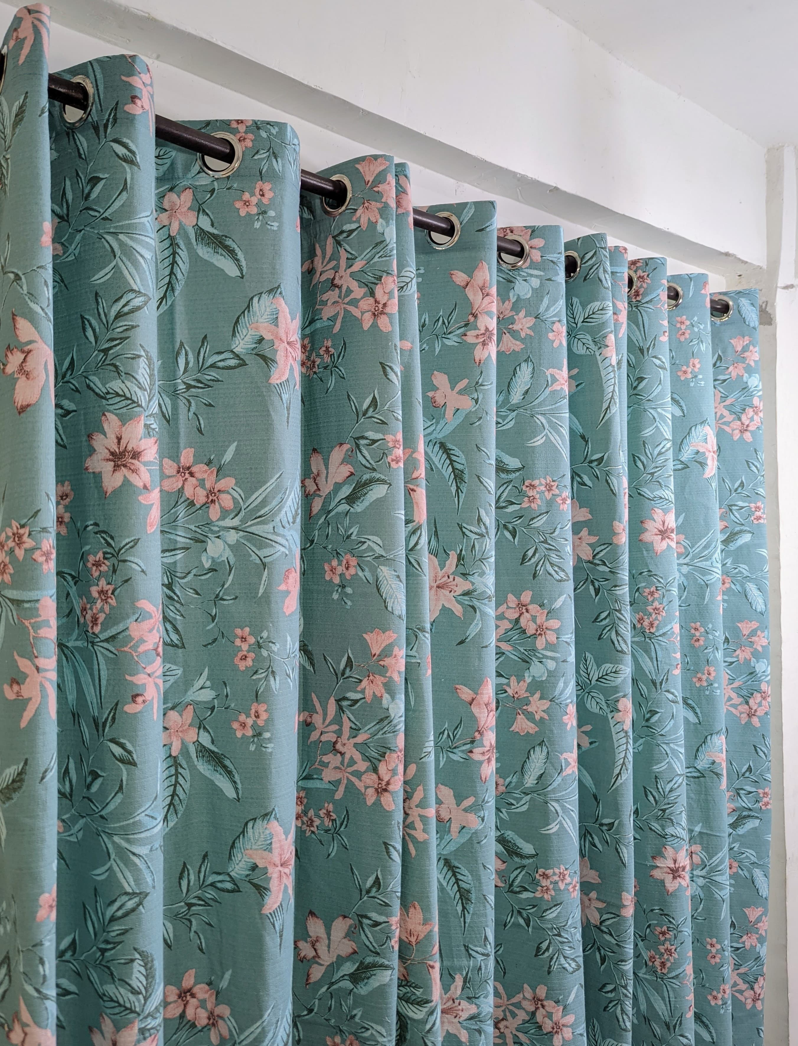 Export Italian Style Cotton Printed Ready Made Curtains For Your ...