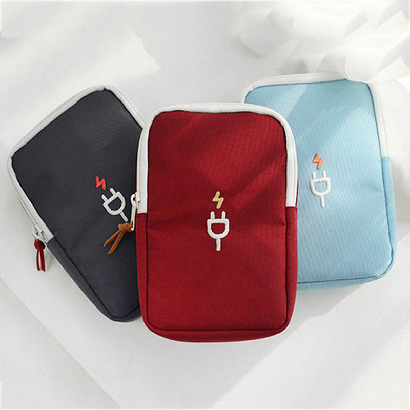 Travel Tech Organizer Pouch – Universal Cable & Gadget Storage Bag for Chargers, Hard Disks & Accessories-Portable Electronic Accessories Organizer Bag for Cables, Chargers, Power Banks & Travel Gadgets-Cable, Charger & Device Organizer Bag