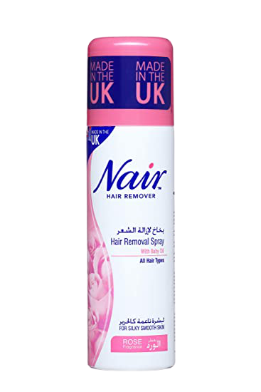 Nair Original Hair Removal Spray Men and Women Rose Fragrance 200 ML