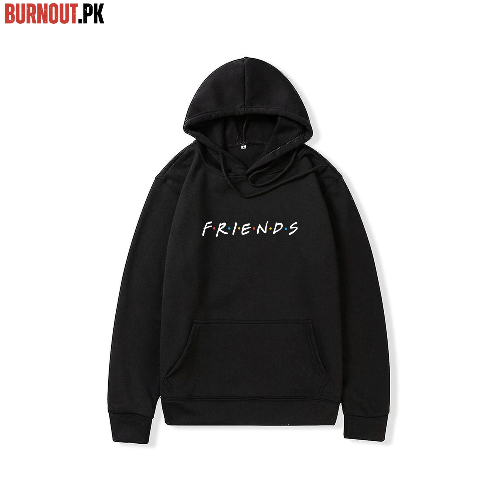 NEW TRENDY PREMIUM QUALITY WINTER COLLECTION FRIENDS PRINTED PULLOVER HOODIES FOR MENS AND WOMENS