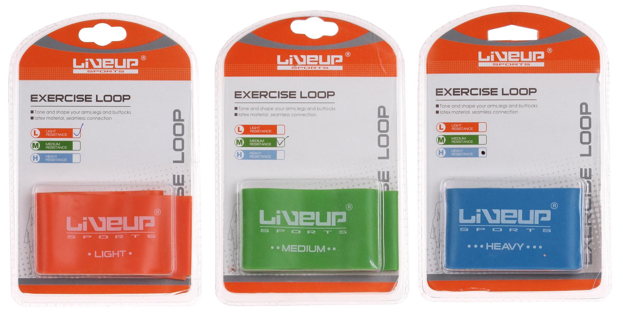LiveUp Resistance Band Exercise Loop Elastic Belt Leg Workout Gym