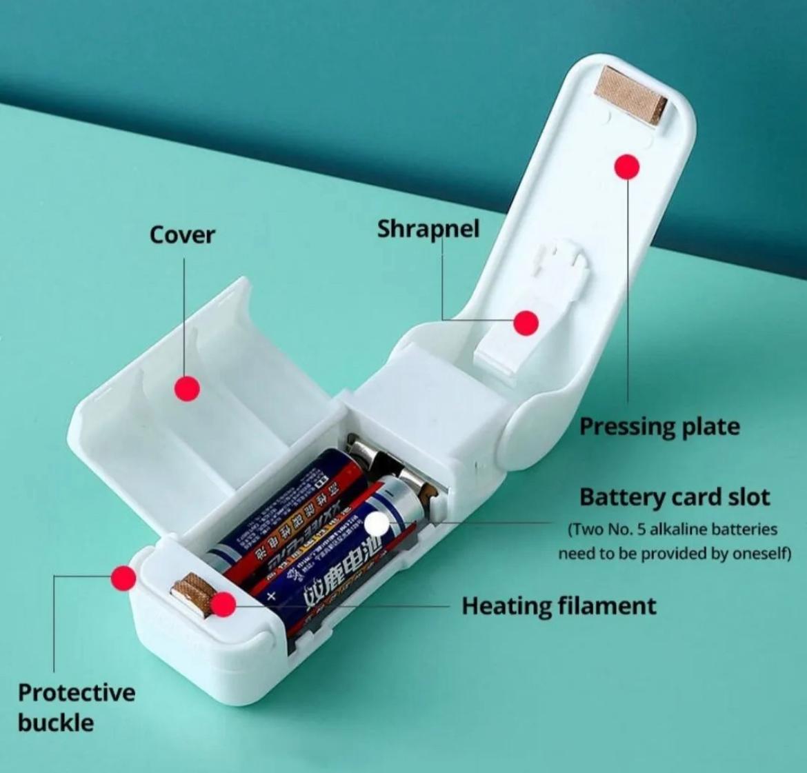Mini Portable Heat Sealer Machine | USB Rechargeable & Handheld Plastic Bag Sealing Tool for Chips, Snacks, Food Storage & Packaging Multicolor