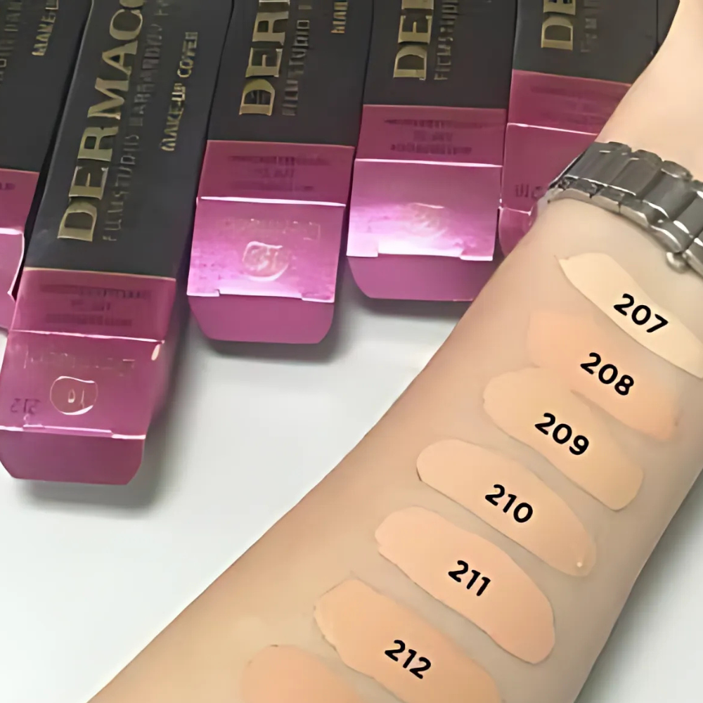Dermacol Makeup Cover Foundation | Legendary High Covering High Pigments Foundation | Foundation Liquid Waterproof