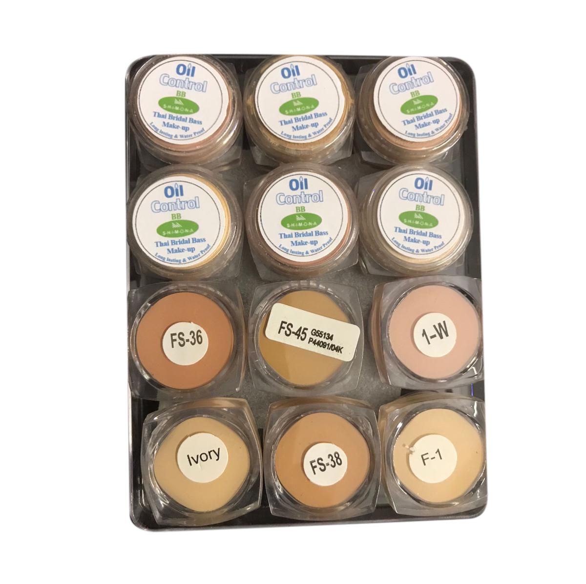 Pack Of 6- Oil Control Base (Fs-38,Fs-45,Fs-36,Ivoryyf-1,1-W)