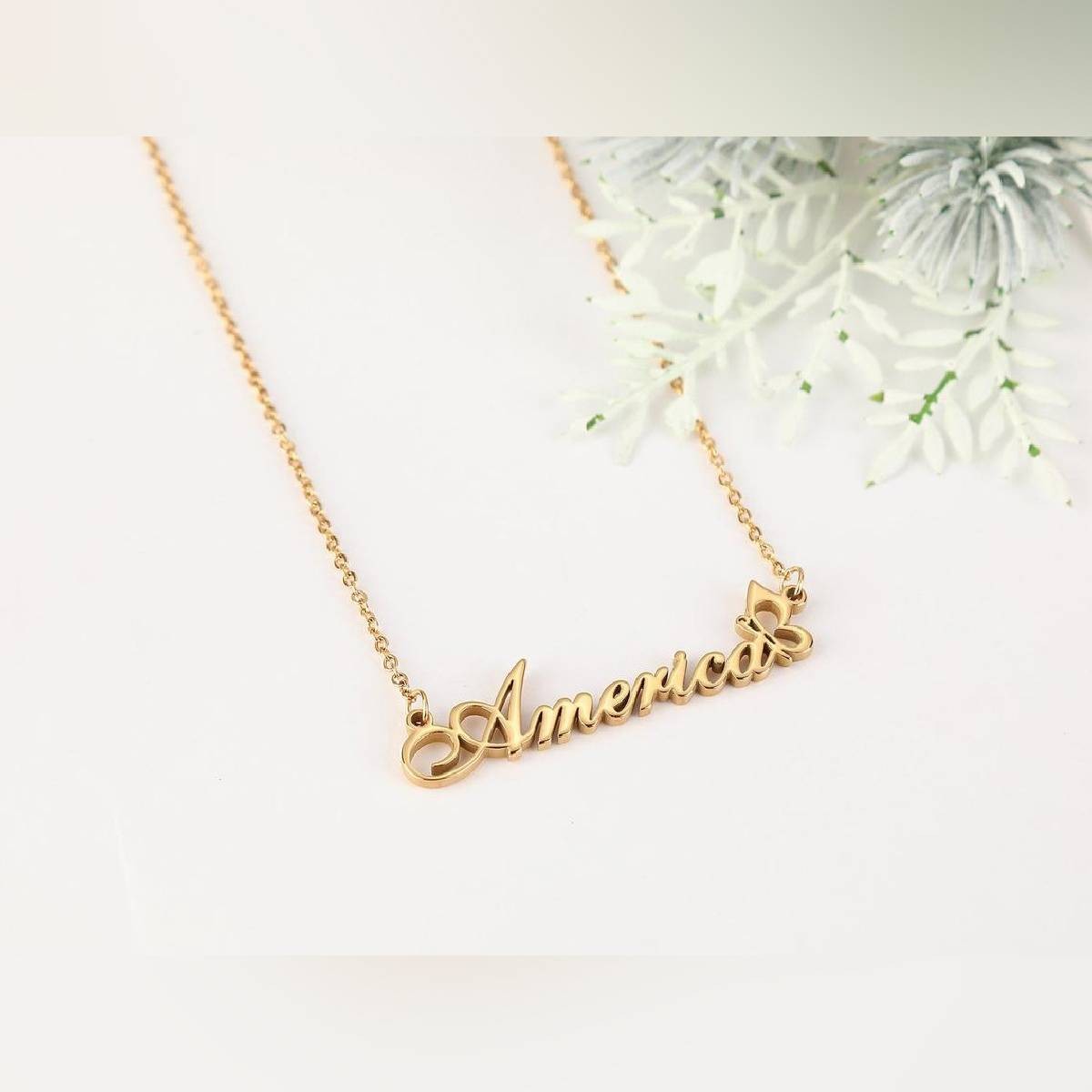Name Locket for Women Customized Design 